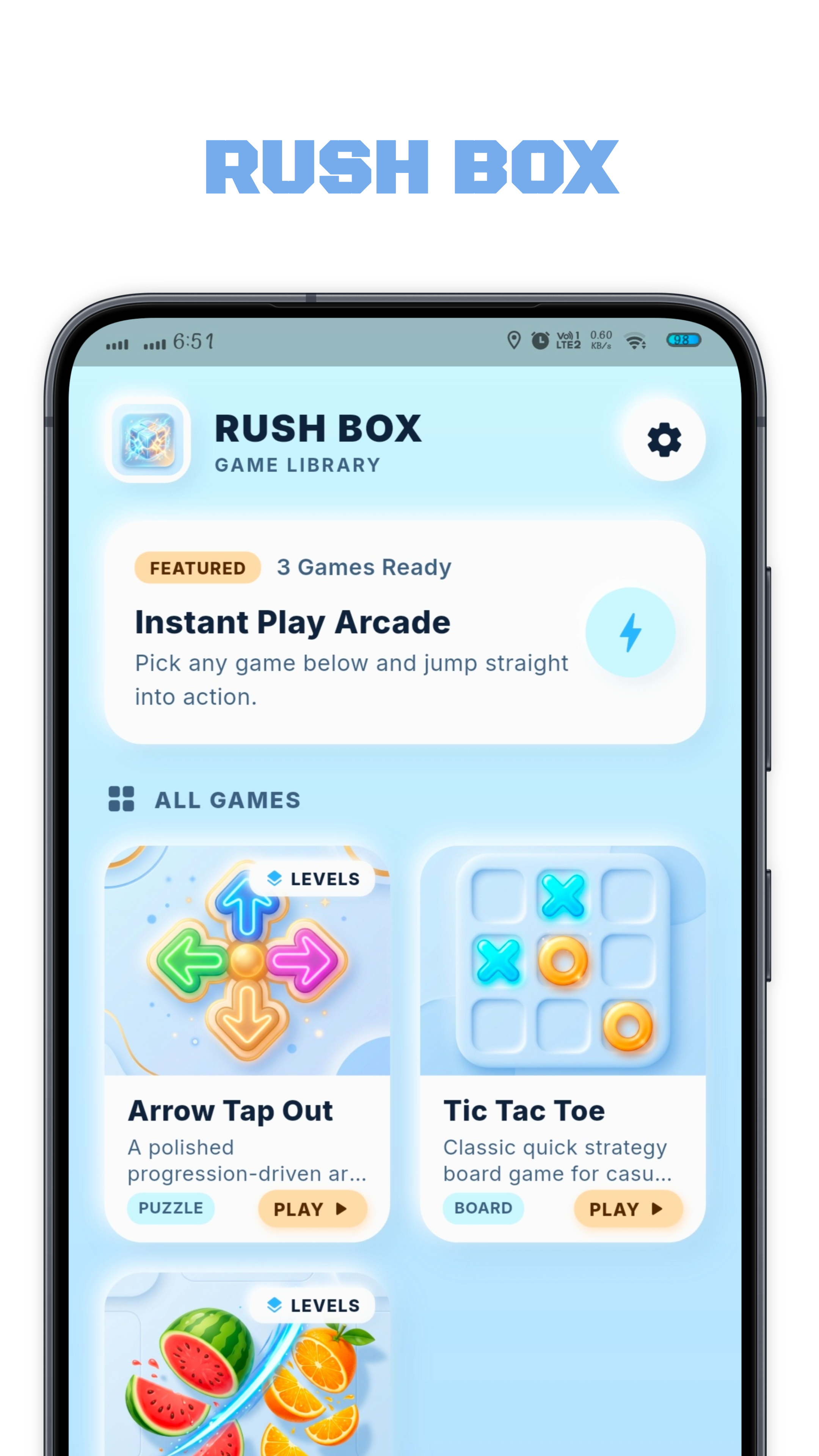 Rush Box App Preview